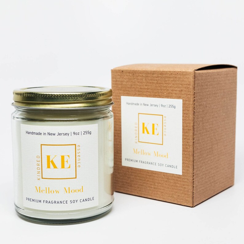 Kindred Essence Handmade Mellow Mood Soy Candle