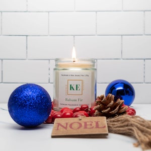 Kindred Essence Balsam Christmas Soy Candle - Handmade