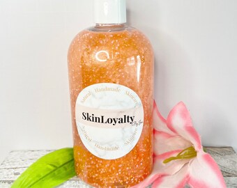 Scrubby body wash met exfoliërende parels