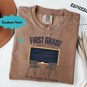 Comfort Colors Teacher Back To School Shirt, Custom Teacher T-Shirt, Personalized Teacher Appreciation Tee, Cute Teacher Name Tshirt Gift