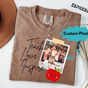 Comfort Colors Teacher Back To School Shirt, Custom Teacher T-Shirt, Personalized Teacher Appreciation Tee, Cute Teacher Name Tshirt Gift