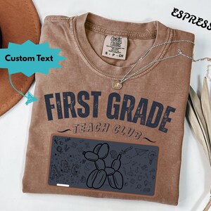 Comfort Colors Teacher Back To School Shirt, Custom Teacher T-Shirt, Personalized Teacher Appreciation Tee, Cute Teacher Name Tshirt Gift