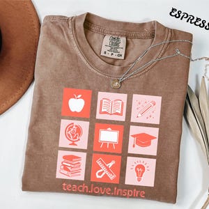 Cute Teacher Shirt Comfort Colors, Back To School TShirt, 1st Day Of School Elementary Teacher Team Gift Idea, Funny Appreciation Tee Outfit