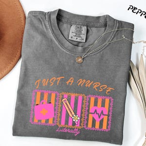 Comfort Colors Nurse Shirt Funny, ER Nurse Appreciation T-Shirt, Registered Nurse Tee, Cute Graduation Gift For Nurse, Nursing School TShirt