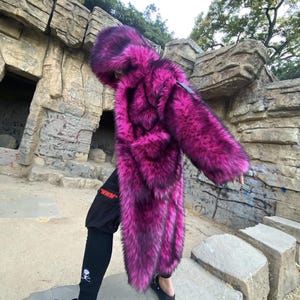 Pinky Bear Pink Faux Fur Coat | Unisex | The Highlight of Our Collection | Perfect for Burning Man