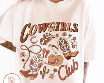 Cowgirl PNG Design: Western Sublimation Art (Digital Download)