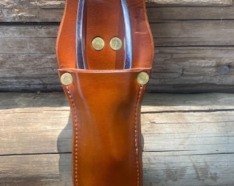 Leather plier holster/sheath