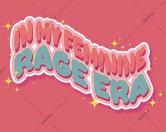 Diseño digital de la era de la furia feminista: archivos PNG del movimiento 4B (descarga digital)