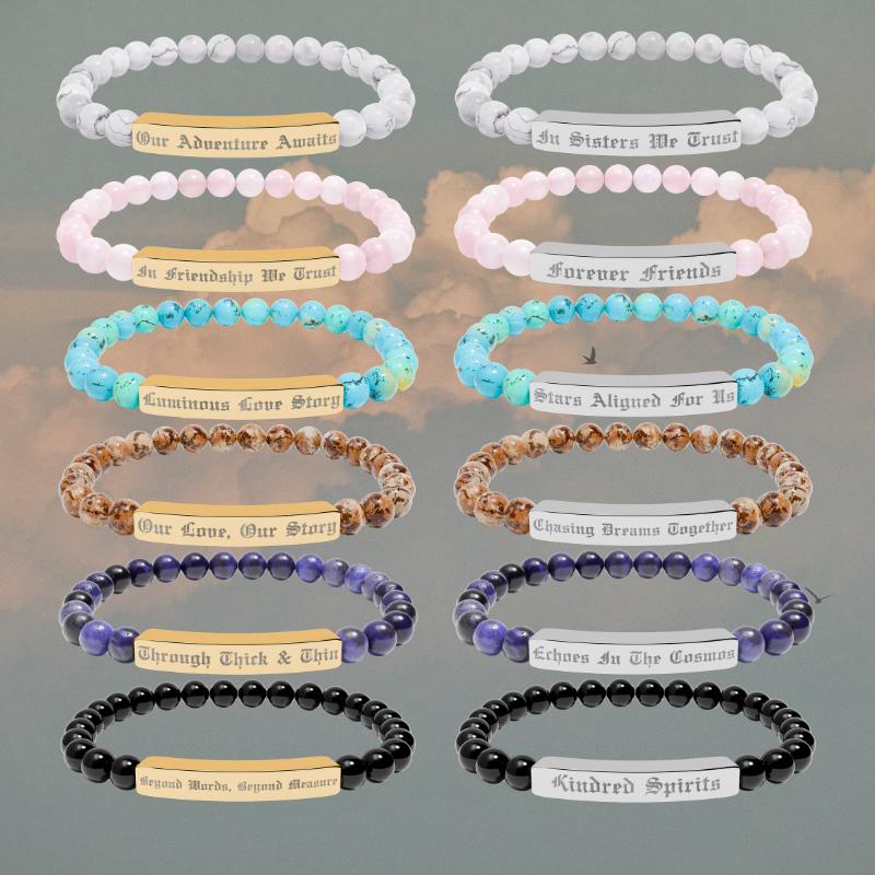 Bracciale con famiglia in argento 925 con catena robusta e resistente