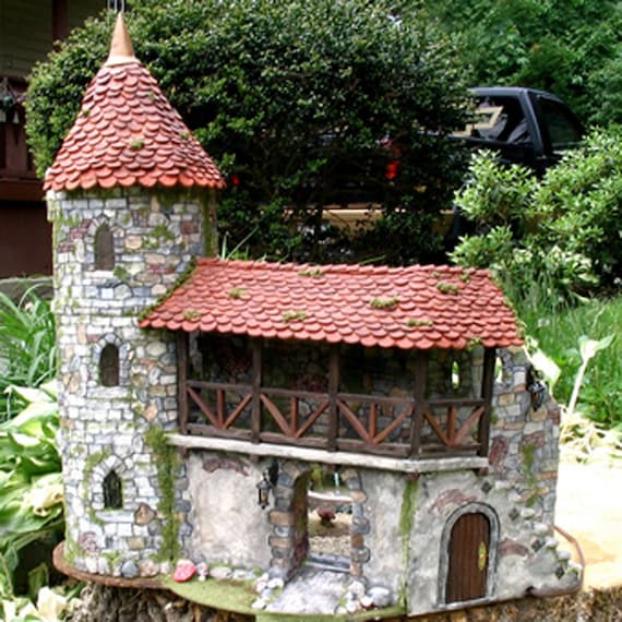 Items similar to 112 Scale Custom Fantasy Miniature Castle Large