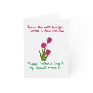 Jeu de cartes de voeux florales pour toutes les occasions, parfait pour la fête des mères, un anniversaire, un remerciement, des mots d'amour, 1 à 50 pièces