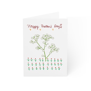 Moederdag mama kaart speciale cadeaukaart bloemenkaart beste moeder geliefde moeder haar cadeau
