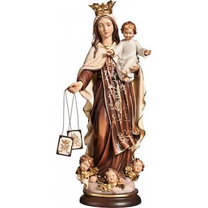 OUR LADY of Mount CARMEL in carved wood