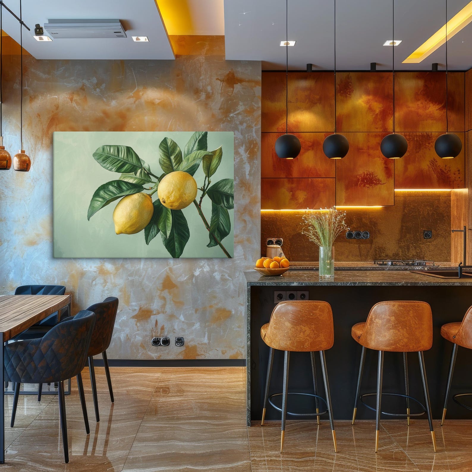 Lemon Wall Art Pictures Yellow Lemons Wall Art Decor Kitchen or — free download