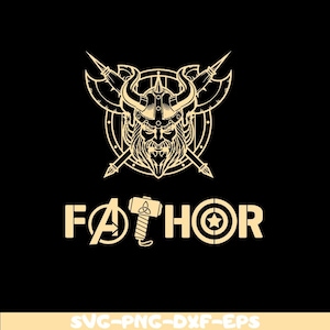 Viking Fathor Svg, Norse Warrior Design, Mythology Themed Digital Download, Viking Helmet Logo, Fantasy Tattoo Art, Powerful Warrior