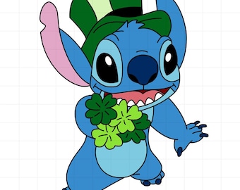 Cute Stitch St Patrick Day Svg,Stitch Clipart Svg, Stanley St Patrick Day Shirt Svg, St Patrick Day Png, Sublimation Design,Instant Download