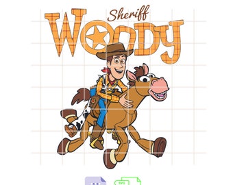 Toy Story Svg Bundle, Woody Svg-Dateien für Cricut, Toy Story Png, Buzz Lightjahre Svg für Shirts, Silhouette Vektor SVG PNG DXF geschnitten Datei