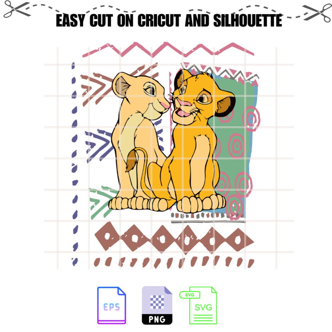 Simba Crown Svg, Lion King Svg, Hakuna Matata Svg, Kawaii Svg, Cricut ...