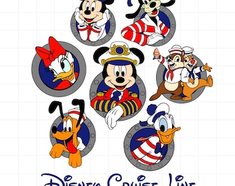 Disney Svg, Mickey Cruise Svg, Family Cruise Svg, Kawaii Svg, Cricut, Silhouette Vector Cut File