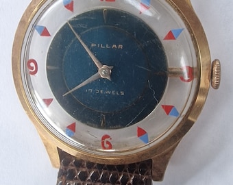 RARO Reloj Plllar - 17 Joyas