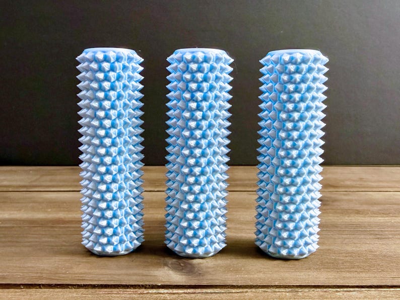 3er Set Glossy Spiky Roller, Handroller Fidget, mit edlem Glanzfinish Bild 1