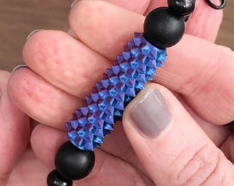 MINI Spiky Roller Fidget | Wearable Cord or Keychain for Focus & Grounding