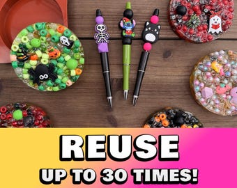 SPOOKY SURPRISE - Reusable Picky Pad Kit Bundle with Mold, Beadable Pen