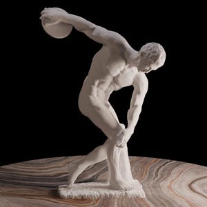 Statue of Discus Thrower - Discobolus by Myron 3D Printed