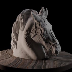 Horse of Marcus Aurelius, 3D Printed Statue