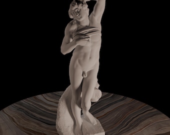 瀕死の奴隷の像（ミケランジェロ）、3Dプリントされた美術館レプリカ
