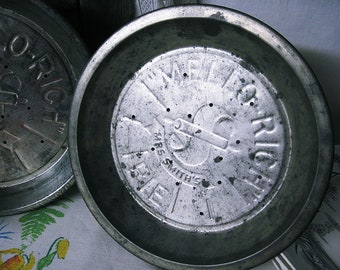 Vintage Mello-Rich Pie Pans - Mrs. Smith's - Farmhouse Rustic Pie Pans