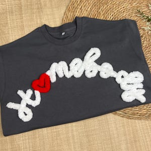Chenille Letter Sweatshirt Homebody Shirts Spirit wear Sports Mom Spirit Shirts Team Mom Fuzzy Letters for teacher