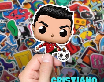 Naklejka winylowa Funko Pop Cristiano Ronaldo CR7