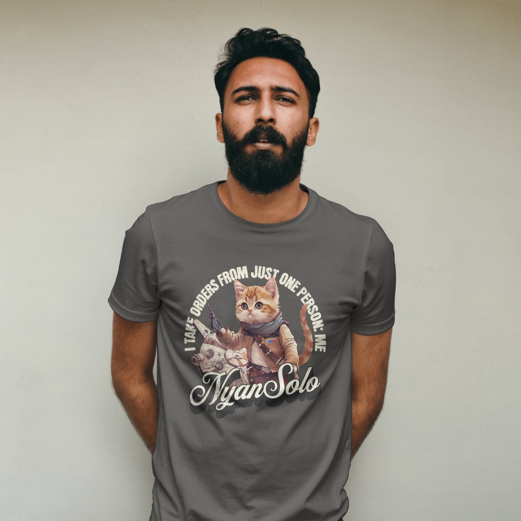 Han solo cat baseball tee hotsell
