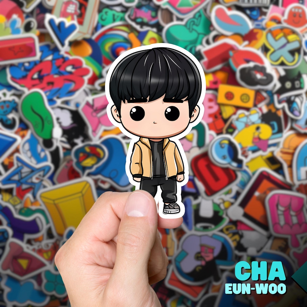 Eun-woo Funko Pop Chibi Decal: Laptop Car Sticker - Etsy