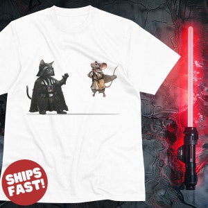 Darth Vader T-Shirt, Star Wars Cat Gifts, Geek ideas, Cat Mom, Cat Dad, Star Wars T Shirt, Cute Cat Shirt, Unisex Darth Vader Shirt