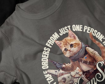 Han solo cat baseball tee clearance