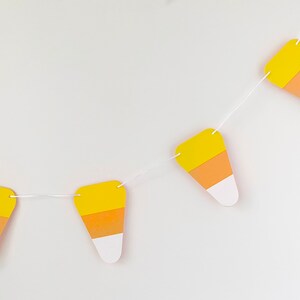 Candy Corn Garland - Halloween Decor - Fall Banner - Photo Prop - Babys First - Halloween Banner