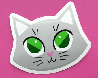 Cute Kawaii Cat Sticker Crafting Card Making Embellishments Vinyl