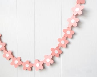 Flower Garland in Coral