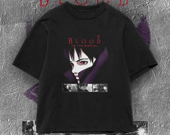 Camiseta de Blood The Last Vampire / Camiseta de chica anime oscura / Cultura del terror Y2K