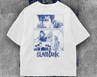 Slam Dunk Anime T-Shirt: Retro 90s Manga Graphic Tee