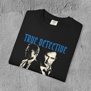 True Detective Vintage Mystery T-shirt, T-shirt | Op films geïnspireerde comfortabele kleuren uit de jaren 90 afbeelding 3