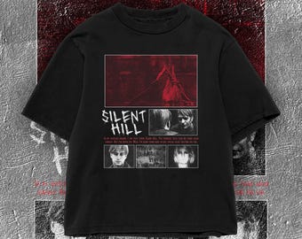 Camiseta vintage de Silent Hill 2 / Camiseta de videojuego de los 90 / Estampado de terror pirata