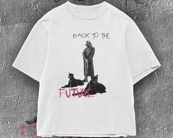 Camiseta de Regreso al Futuro, estilo retro hip hop urbano.