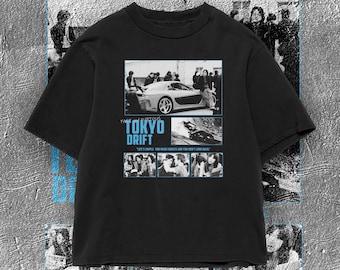 Camiseta retro de Tokyo Drift / Camiseta de carreras de coches JDM / Película de los 2000