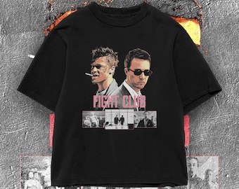 Camiseta de Fight Club, camiseta de película de culto de los 90, ropa urbana pirata.