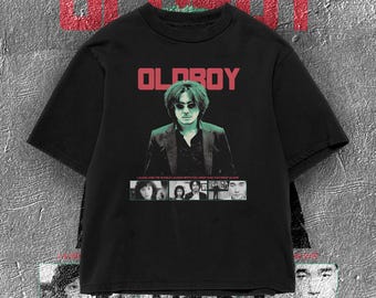 Camiseta Oldboy, camiseta de película de culto coreana, estampado vintage de streetwear pirata.