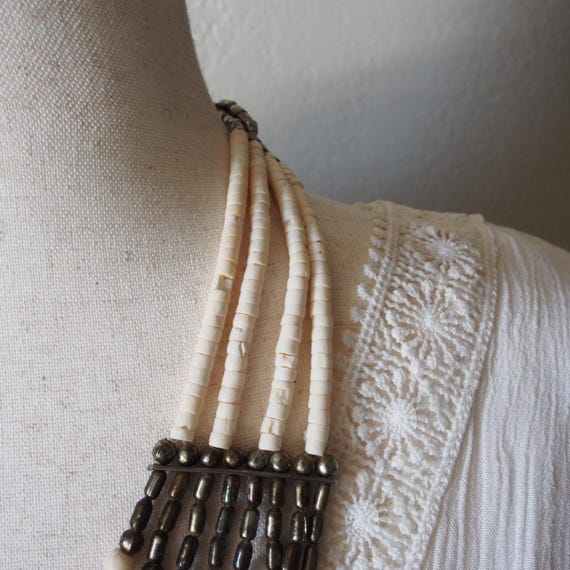 Multi-Strand Beaded Necklace: Bohemian Statement … - image 2