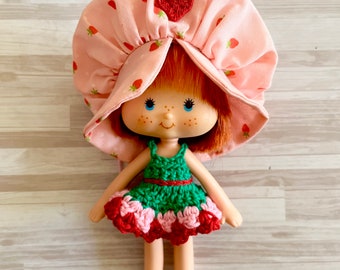 Dress for Vintage Strawberry Shortcake doll - Strawberry Party